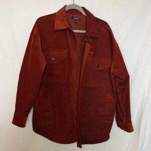 Madewell Corduroy Twill Oversized Shirt Jacket - Large